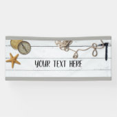 ビーチハウスの旗 横断幕 (横)