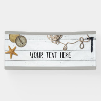 ビーチハウスの旗 横断幕