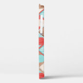 ビーチハウスの水彩：レトロパターン。 Case-Mate iPhoneケース (裏面 / 左)