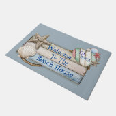 ビーチハウスへようこそ ドアマット (アングル)