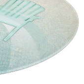 ビーチハウスアディロンドバックチェアアクアブルーID623 カッティングボード (角)