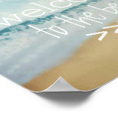 ビーチハウスウェルカムポスターウォールアート ポスター (角)