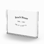 ビーチハウスエッツ。日付の年のカスタム座標の追加 フォトブロック (右)