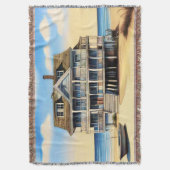 ビーチハウスオンザサンド スローブランケット (正面縦)