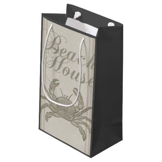 ビーチハウスカニシーショアコーストヴィンテージ スモールペーパーバッグ (裏面アングル)