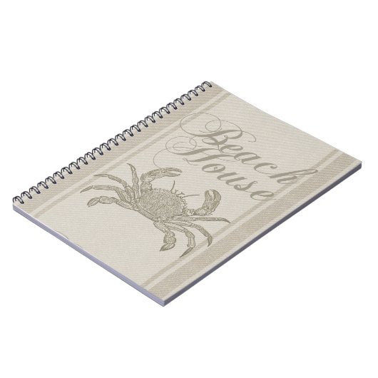 ビーチハウスカニシーショアコーストヴィンテージ ノートブック (左側)