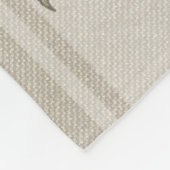 ビーチハウスカニシーショアコーストヴィンテージ フリースブランケット (角)