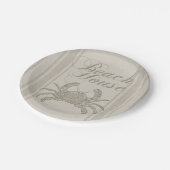 ビーチハウスカニシーショアコーストヴィンテージ ペーパープレート (アングル)