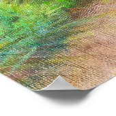 ビーチハウスガーデンウィズサイルボート ポスター (角)