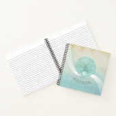 ビーチハウスクラムシェルアクアブルーID623 ノートブック (内部)