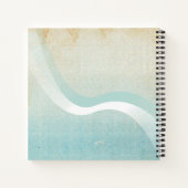 ビーチハウスクラムシェルアクアブルーID623 ノートブック (裏面)