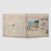 ビーチハウスゲストブックウィズアロハ&プルメリア ゲストブック (全面)