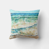 ビーチハウスコースタルアートワーク装飾用クッション クッション (裏面)