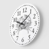 ビーチハウスコーストコテージ ラージ壁時計 (傾斜)