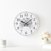 ビーチハウスコーストコテージ ラージ壁時計 (ホーム)