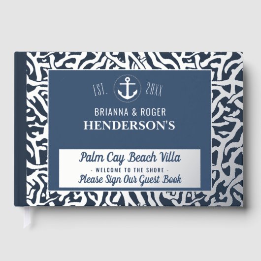 ビーチハウスコー航海のルバケーションレンタルシルバー ゲストブック (正面)