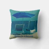 ビーチハウスサマーブルーシー4マービン クッション (裏面)