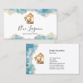 ビーチハウスサマーレンタルベッドアンドブレックファースト 名刺 (正面/裏面)