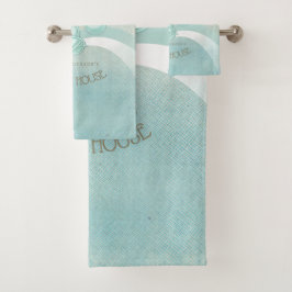 ビーチハウスサングラスとビーチサンダルアクアID623 バスタオルセット