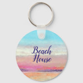 ビーチハウスサンセットキーチェーン キーホルダー (正面)