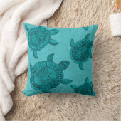 ビーチハウスシーウミガメ装飾装飾用クッション クッション (ブランケット)