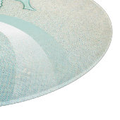 ビーチハウスシーホースアクアブルーID623 カッティングボード (角)