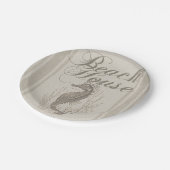 ビーチハウスシーホースシーショア ペーパープレート (アングル)