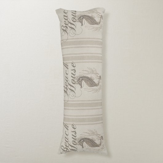 ビーチハウスシーホースシーショア ボディピロー (正面縦)