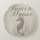ビーチハウスシーホースシーショア ラウンドクッション (正面)