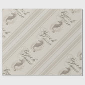 ビーチハウスシーホースシーショア ラッピングペーパー (フラット)