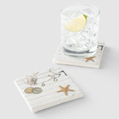 ビーチハウスストーンコースター ストーンコースター (横)