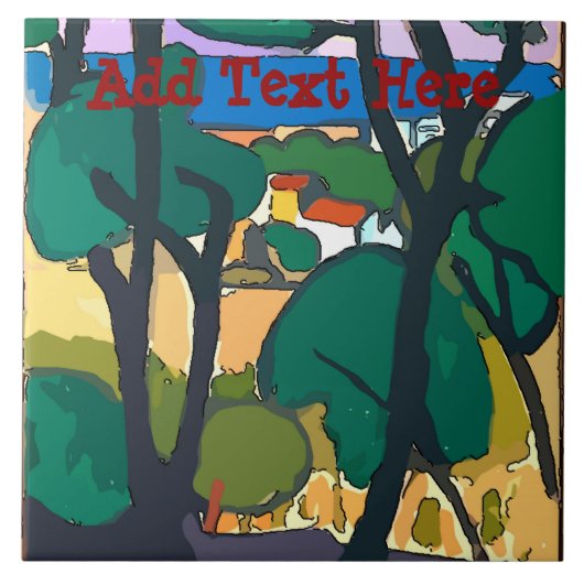 ビーチハウスセラミックタイル タイル (正面)