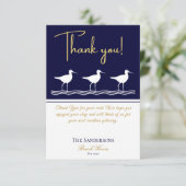 ビーチハウスネイビーブルーサンピパーズ サンキューカード (スタンド正面)