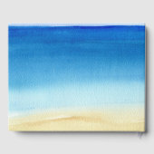 ビーチハウスバケーションオン海バックグラウンド ゲストブック (裏面)