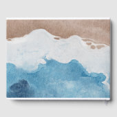 ビーチハウスバケーションオン海バックグラウンド ゲストブック (裏面)