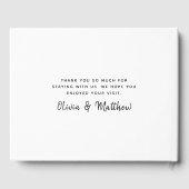 ビーチハウスバケーションコメントゲストブック ゲストブック (裏面)