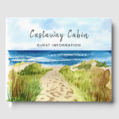 ビーチハウスバケーションコメントゲストブック ゲストブック (正面)