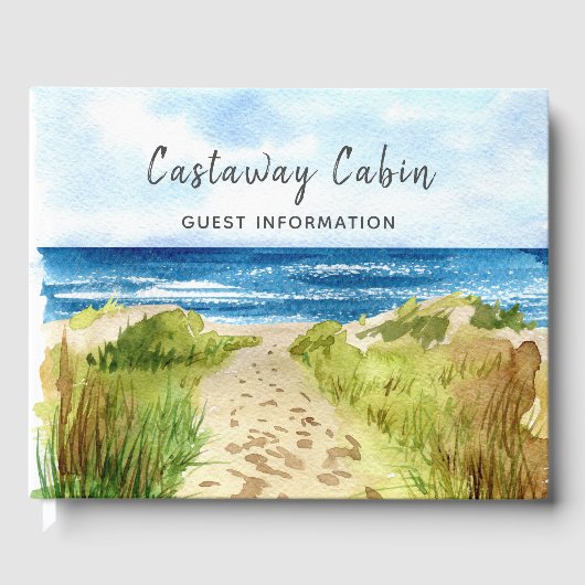 ビーチハウスバケーションコメントゲストブック ゲストブック (正面)