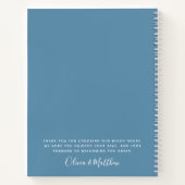 ビーチハウスバケーションコメントゲストブック ノートブック (裏面)