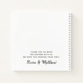 ビーチハウスバケーションコメントゲストブック ノートブック (裏面)