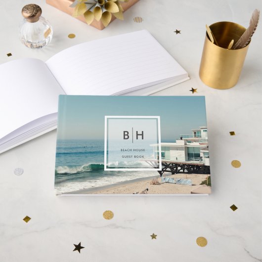 ビーチハウスバケーションレンタルゲストコメント ゲストブック (正面見開き)