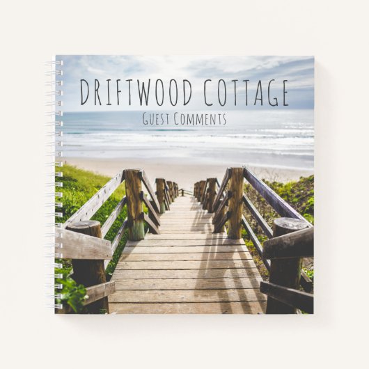 ビーチハウスバケーションレンタルゲストコメント ノートブック (正面)