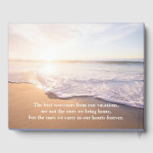 ビーチハウスバケーションレンタルゲストブックノートブック ゲストブック (裏面)