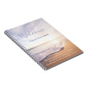 ビーチハウスバケーションレンタルゲストブックノートブック ノートブック (右側)