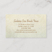 ビーチハウスバケーションレンタルコテージ 名刺 (裏面)