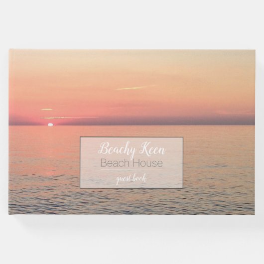 ビーチハウスバケーションレンタルフォトカバー ゲストブック (正面)