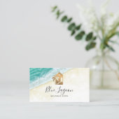 ビーチハウスバケーションレンタルベッドアンドブレックファースト 名刺 (スタンド正面)