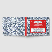 ビーチハウスバケーションレンタル航海のコーラルパターン ゲストブック (全面)