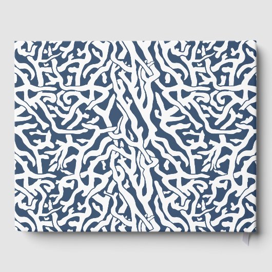 ビーチハウスバケーションレンタル航海のコーラルパターン ゲストブック (裏面)