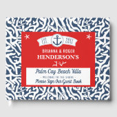 ビーチハウスバケーションレンタル航海のコーラルパターン ゲストブック (正面)